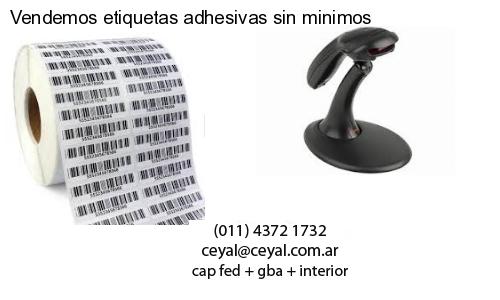 Vendemos etiquetas adhesivas sin minimos