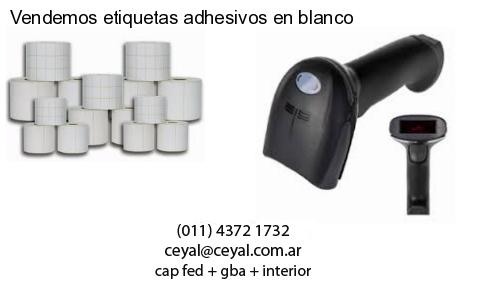 Vendemos etiquetas adhesivos en blanco