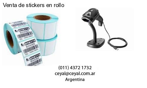 Venta de stickers en rollo