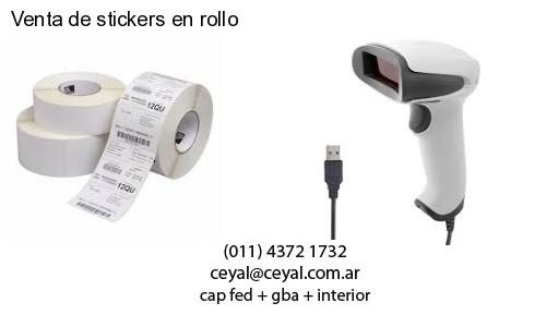 Venta de stickers en rollo