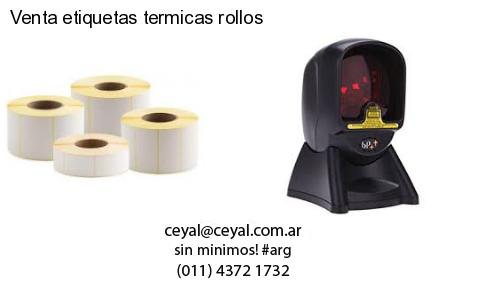 Venta etiquetas termicas rollos