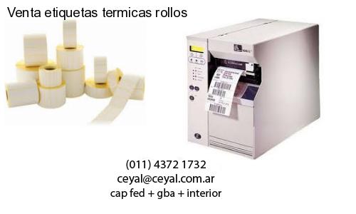 Venta etiquetas termicas rollos
