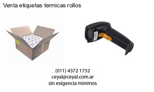 Venta etiquetas termicas rollos