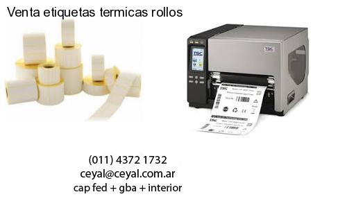 Venta etiquetas termicas rollos