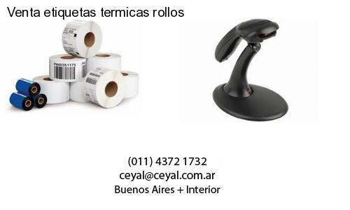 Venta etiquetas termicas rollos