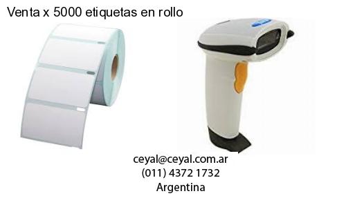 Venta x 5000 etiquetas en rollo