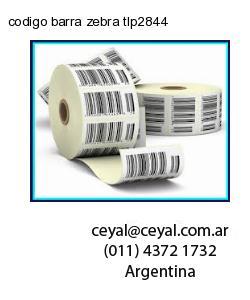 codigo barra zebra tlp2844