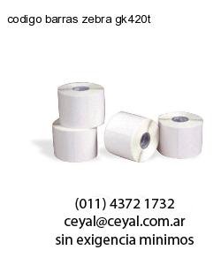 codigo barras zebra gk420t