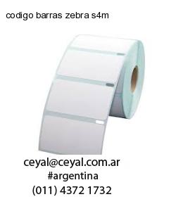 codigo barras zebra s4m