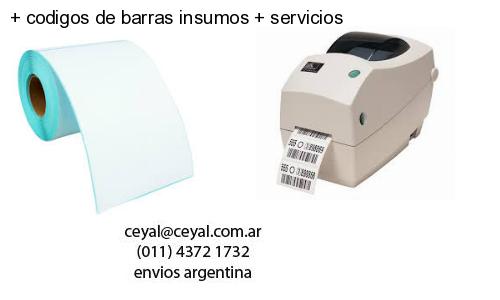 codigos de barras insumos servicios