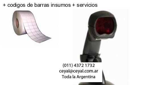   codigos de barras insumos   servicios