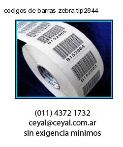 codigos de barras zebra tlp2844