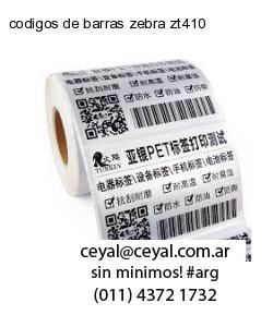 codigos de barras zebra zt410
