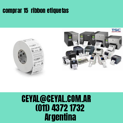 comprar 15  ribbon etiquetas