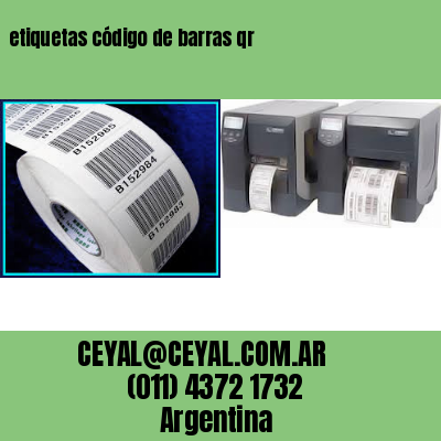 etiquetas código de barras qr