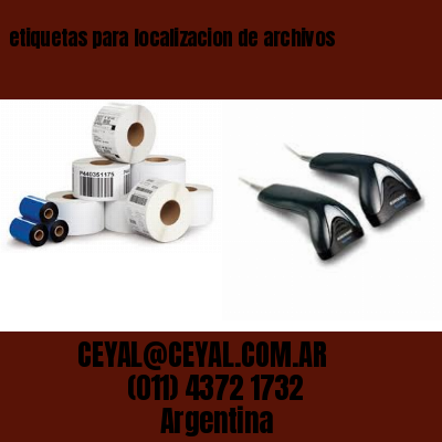 etiquetas para localizacion de archivos
