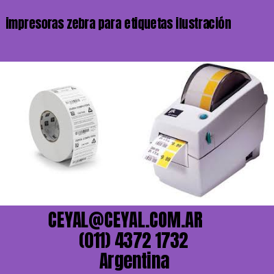 impresoras zebra para etiquetas ilustración
