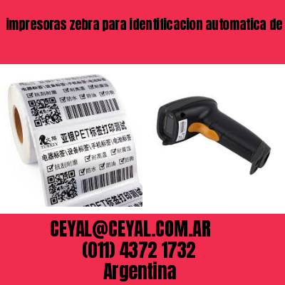 impresoras zebra para identificacion automatica de productos