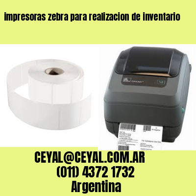 impresoras zebra para realizacion de inventario