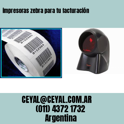 impresoras zebra para tu facturación