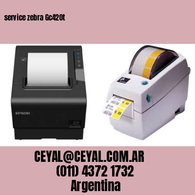 service zebra Gc420t