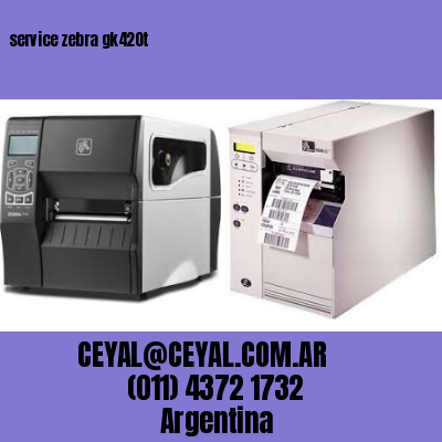 service zebra gk420t