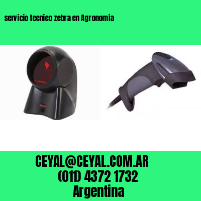 servicio tecnico zebra en Agronomía