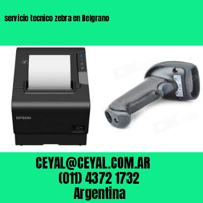 servicio tecnico zebra en Belgrano