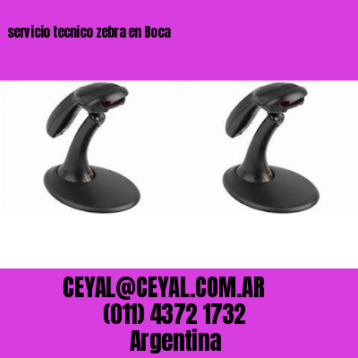 servicio tecnico zebra en Boca