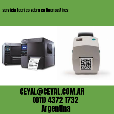 servicio tecnico zebra en Buenos Aires