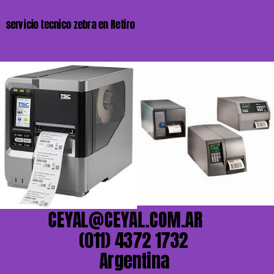 servicio tecnico zebra en Retiro