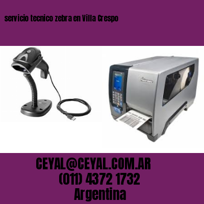 servicio tecnico zebra en Villa Crespo