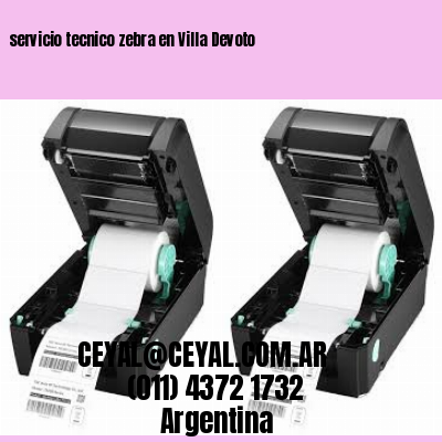 servicio tecnico zebra en Villa Devoto