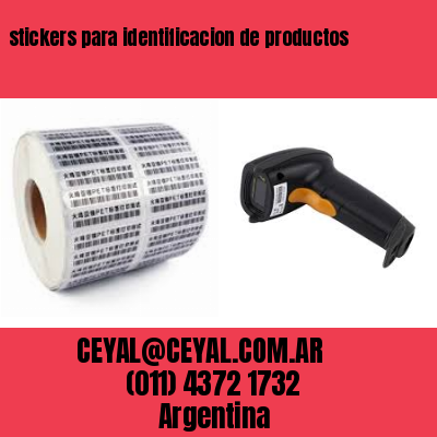 stickers para identificacion de productos