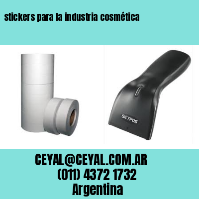 stickers para la industria cosmética