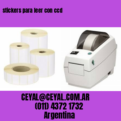 stickers para leer con ccd