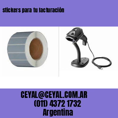 stickers para tu facturación