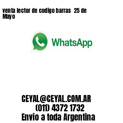 venta lector de codigo barras 	25 de Mayo