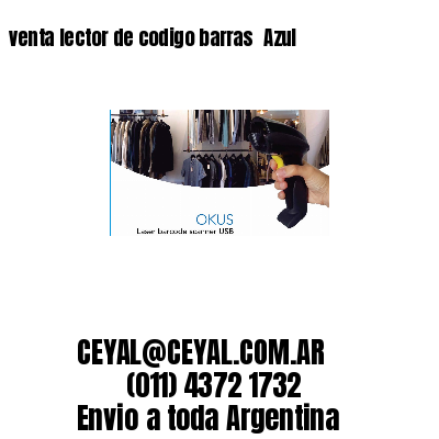 venta lector de codigo barras 	Azul