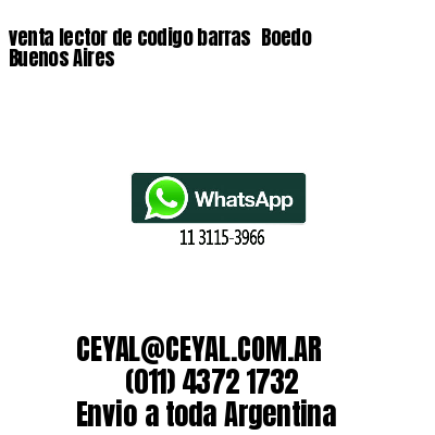 venta lector de codigo barras Boedo Buenos Aires