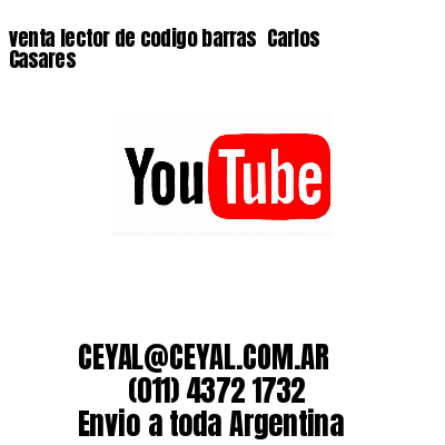 venta lector de codigo barras 	Carlos Casares
