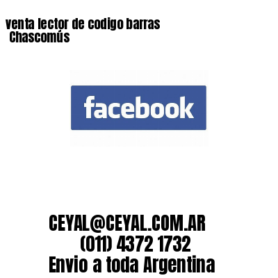 venta lector de codigo barras 	Chascomús