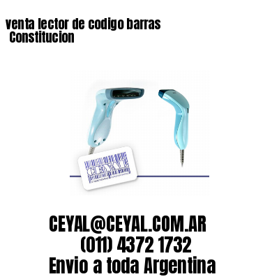 venta lector de codigo barras 	Constitucion