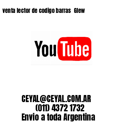 venta lector de codigo barras 	Glew