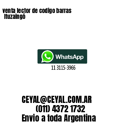 venta lector de codigo barras 	Ituzaingó