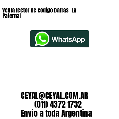 venta lector de codigo barras 	La Paternal