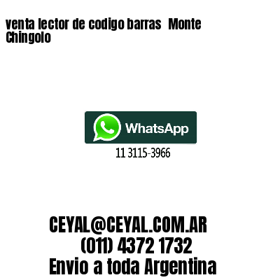 venta lector de codigo barras 	Monte Chingolo
