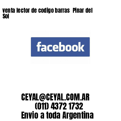 venta lector de codigo barras 	Pinar del Sol