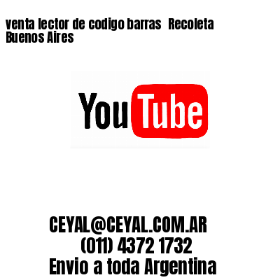 venta lector de codigo barras 	Recoleta  Buenos Aires