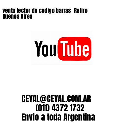 venta lector de codigo barras 	Retiro  Buenos Aires